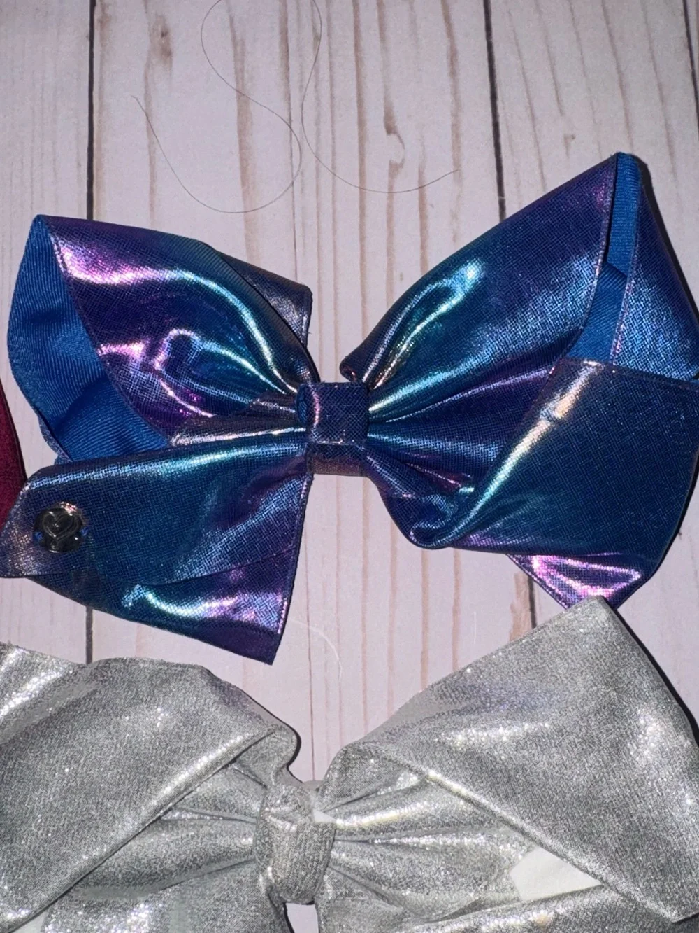 Metallic Jojo Bows
